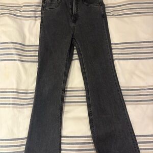 Stradivarius Black Straight Leg Jeans